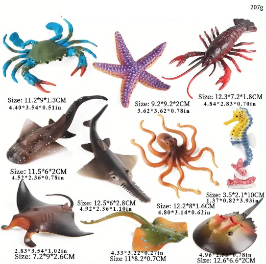 Lot de Figurines d’Animaux Miniatures pour Petits Animaux – Jouets Éducatifs et Ludiques