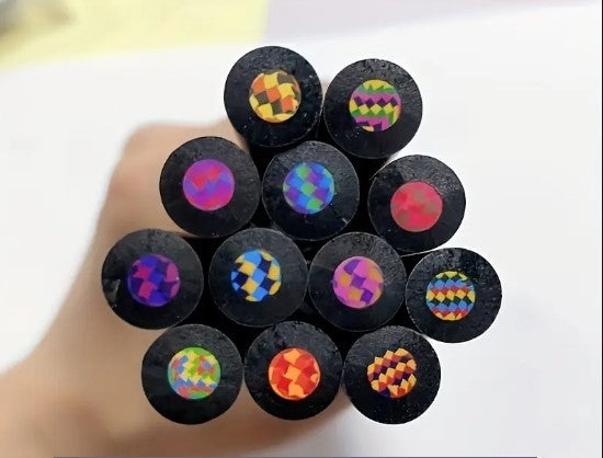 Crayons de Couleur Multicolores Magiques – Set de Crayons Artistiques Effet Arc-en-Ciel pour Dessin et Coloriage Créatif