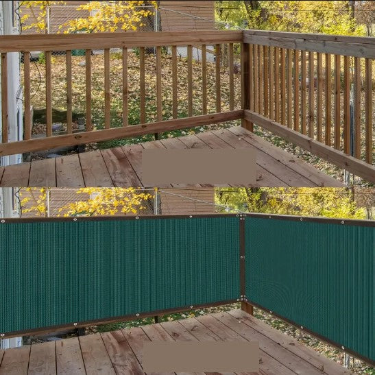 Panneau Brise-Vue Occultant Vert Foncé pour Jardin et Clôture – Protection Intimité et Soleil