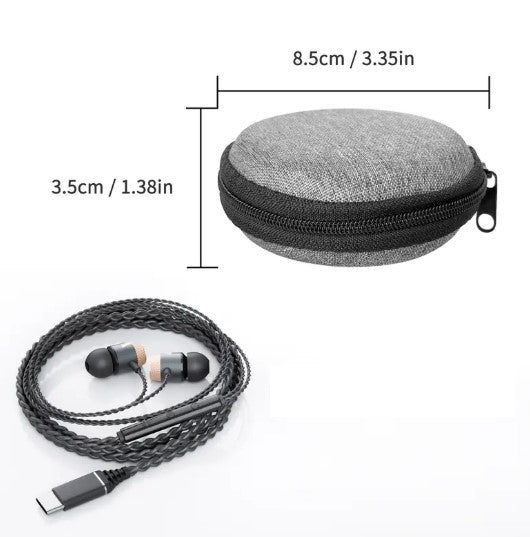 Écouteurs Intra-Auriculaires Filaire Stéréo avec Micro – Design Métallique Confortable et Son Haute Qualité