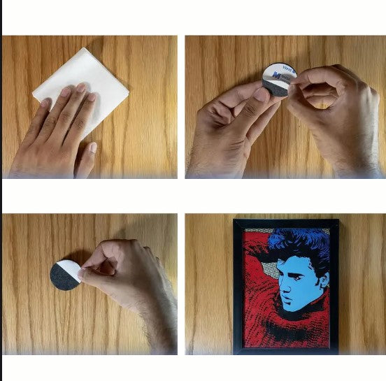 Pastilles adhésives double face 3M – Carrées et rondes, ultra-fortes pour fixation murale, bricolage et objets du quotidien