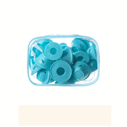 Bigoudis Silicone Sans Chaleur – Lot de Rouleaux Boucleurs Réutilisables avec Pochette de Rangement