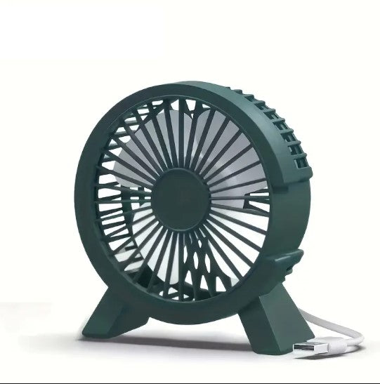 Mini Ventilateur de Bureau USB Rose – Silencieux, Portable et Économique pour Maison ou Bureau