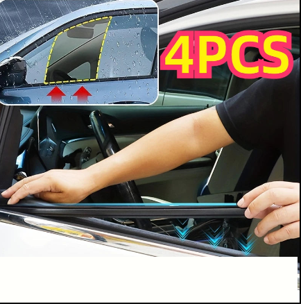 4 Grattoirs Vitres Latérales Voiture – Anti-Buée et Anti-Gouttes pour Conduite Parfaite par Temps de Pluie