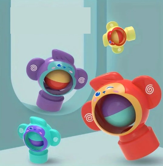 Tour de Boules Éducative pour Bébé – Jeu d’Éveil Coloré et Ludique avec Pistes en Spirale