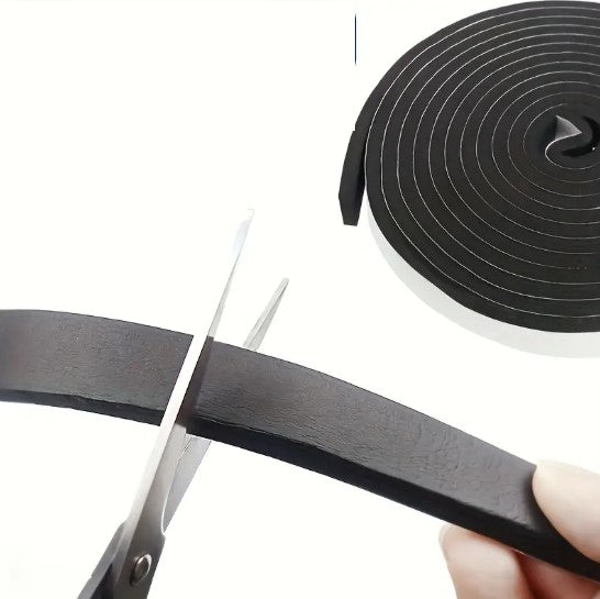 Ruban Mousse Adhésif Noir – Isolation, Étanchéité et Fixation Polyvalente