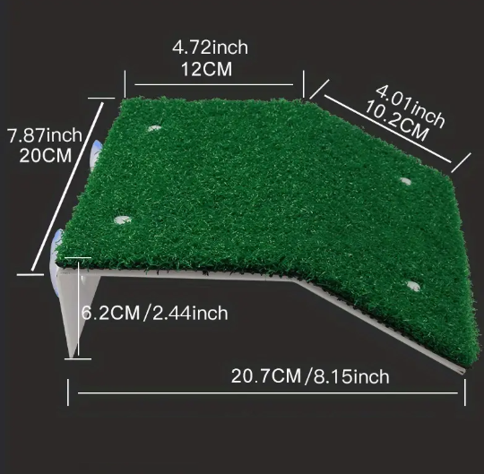 Plateforme Flottante pour Tortues – Rampe Antidérapante avec Ventouses pour Aquarium ou Terrarium