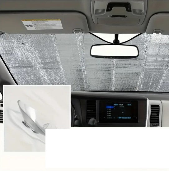 Pare-soleil voiture yeux bleus – Protection pare-brise anti-chaleur avec design fun et original