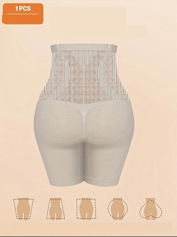 Shorty Gainant Femme Grande Taille – Taille Haute Sculptante, Compression Ventre Plat et Cuisses