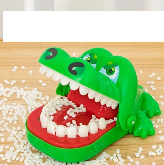 Jeu du crocodile mordeur – Jouet fantaisie rigolo et jeu de réflexe pour enfants
