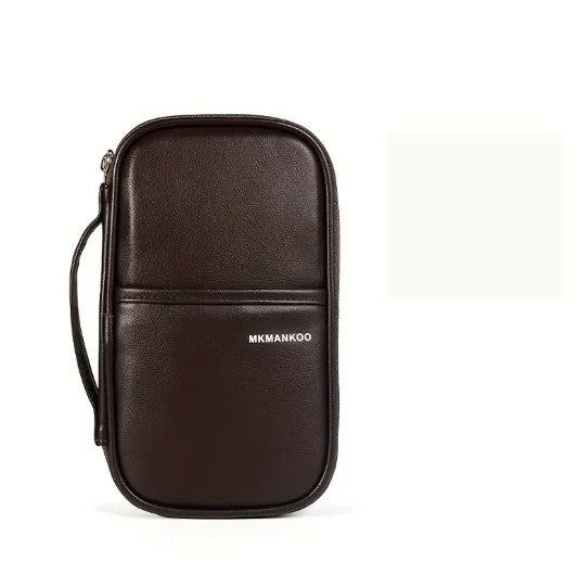 Organiseur de Voyage Multifonction – Pochette de Rangement Étanche pour Passeports, Câbles et Accessoires