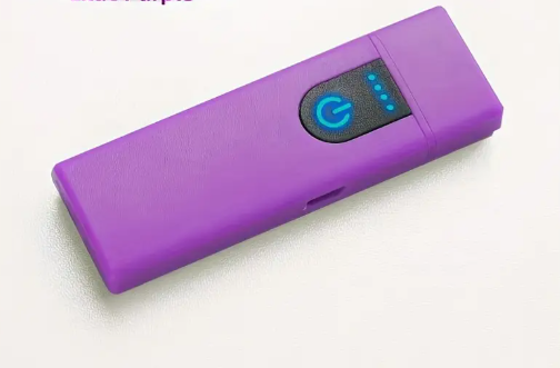 Mini Briquet Électrique USB Rechargeable – Allumage Sans Flamme avec Indicateur LED de Batterie
