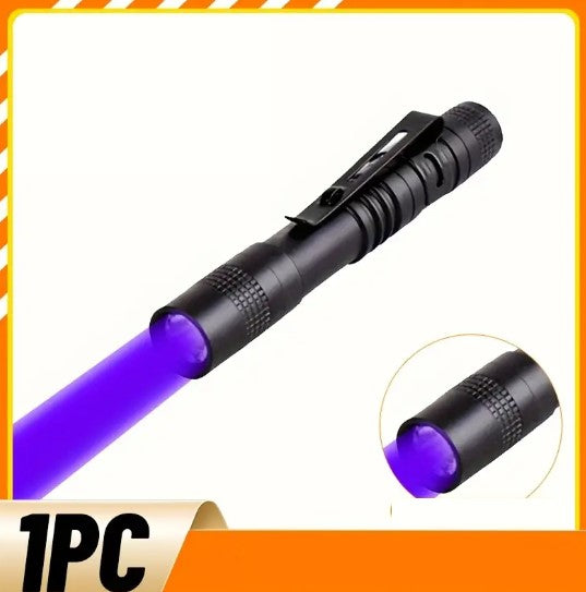 Lampe Torche UV à LED Portable – Détecteur de Taches et Traces Invisibles pour Hôtel, Maison et Nettoyage – Collection Lampes de Poche