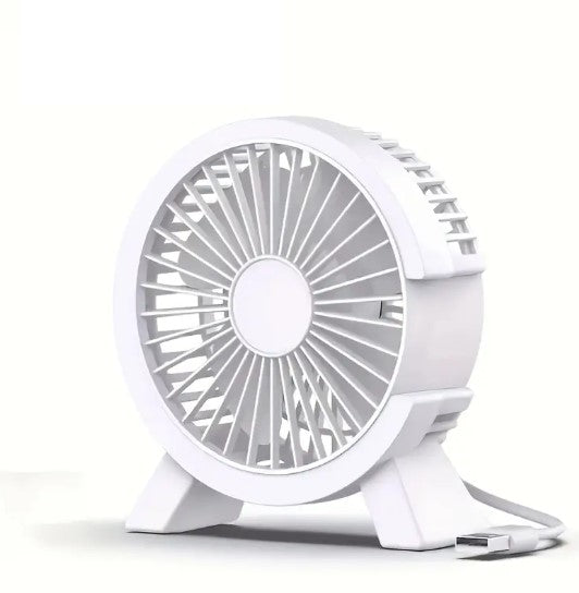 Mini Ventilateur de Bureau USB Rose – Silencieux, Portable et Économique pour Maison ou Bureau