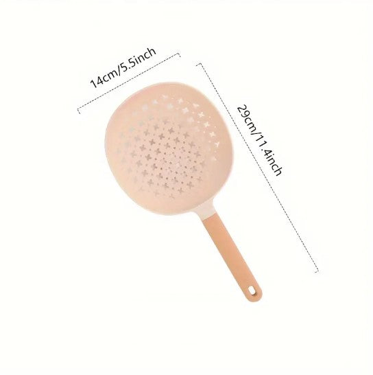 Passoires à Manche en Plastique – Ustensiles de Cuisine Multifonctions pour Égoutter Pâtes, Légumes et Fruits