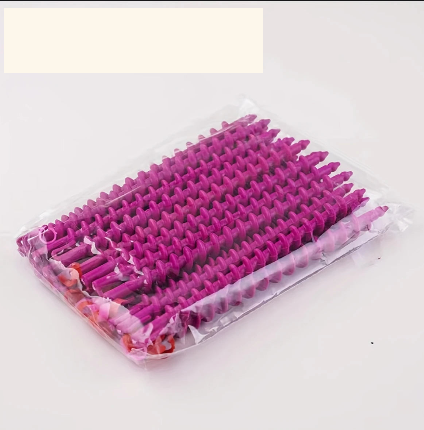 Bigoudis Spirales Magiques Sans Chaleur – Lot de 20 Curlers Colorés pour Boucles Définies Facilement
