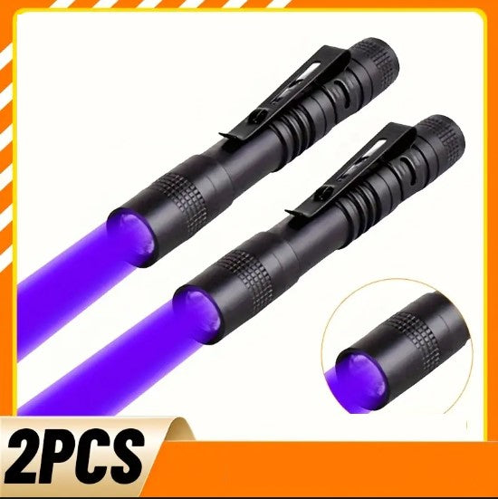Lampe Torche UV à LED Portable – Détecteur de Taches et Traces Invisibles pour Hôtel, Maison et Nettoyage – Collection Lampes de Poche