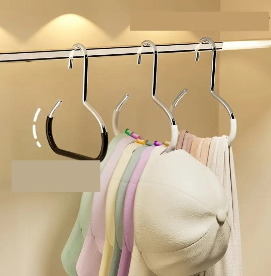 Cintre de Rangement pour Casquettes – Support Rotatif 5 Emplacements, Gain de Place pour Armoire ou Dressing