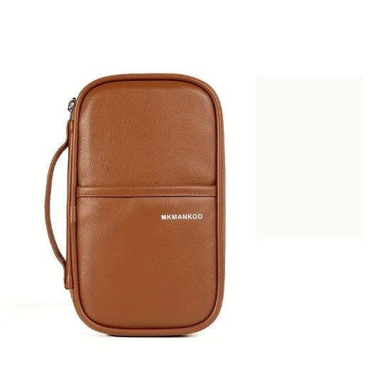 Organiseur de Voyage Multifonction – Pochette de Rangement Étanche pour Passeports, Câbles et Accessoires