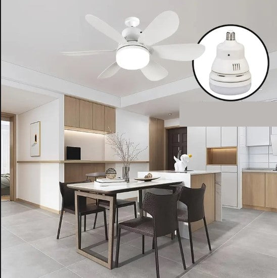 Ventilateur de Plafond LED Silencieux avec Lumière Intégrée – Design Moderne pour Salle de Bain, Cuisine, Entrée ou Garage