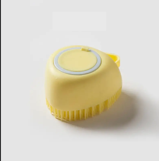 Brosse de Massage en Silicone pour Animaux – Accessoire Doux pour Toilette et Bain Chien/Chat