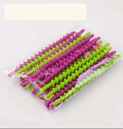 Bigoudis Spirales Magiques Sans Chaleur – Lot de 20 Curlers Colorés pour Boucles Définies Facilement