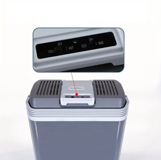 Glacière Électrique Portable 12V/220V – Réfrigérateur de Voyage pour Voiture, Camping, Pique-nique ou Bureau – Grande Capacité Isotherme