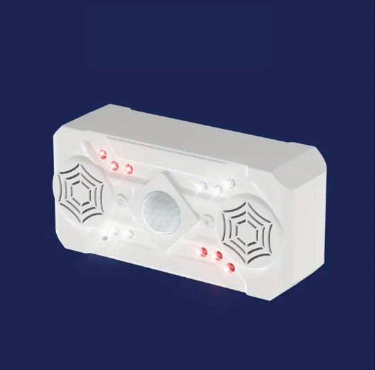 Répulsif à Ultrasons Intelligent avec Détecteur de Mouvement – Dispositif Anti-Nuisibles LED Intérieur/Extérieur pour Insectes et Rongeurs