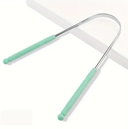Grattoirs à Langue en Acier Inoxydable – Lot de 6 Nettoyeurs de Langue Colorés pour une Haleine Fraîche