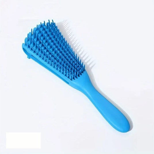 Brosse Démêlante Flexible pour Cheveux Bouclés et Crépus – Anti-Casse, Adaptée aux Cheveux Mouillés ou Secs