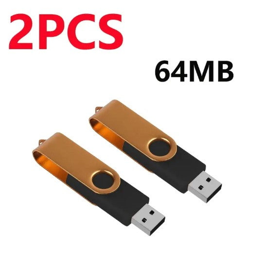 Clé USB  (Lot de 2) – Petite Capacité de Stockage pour Tests, Sécurité et Transferts Légers