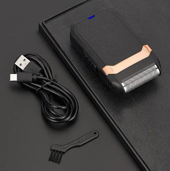 Rasoir Électrique Rechargeable pour Homme – Rasage Précis avec Tondeuse Intégrée et Double Grille