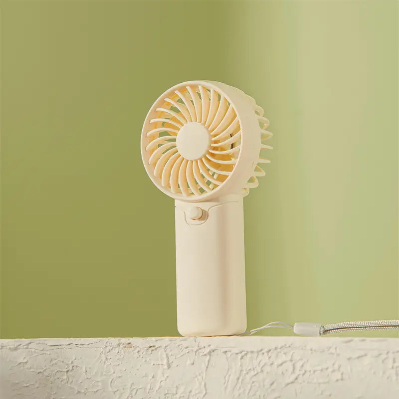 Mini Ventilateur Portable USB – Silencieux, Rechargeable et Léger, Idéal pour l’Été et les Déplacements