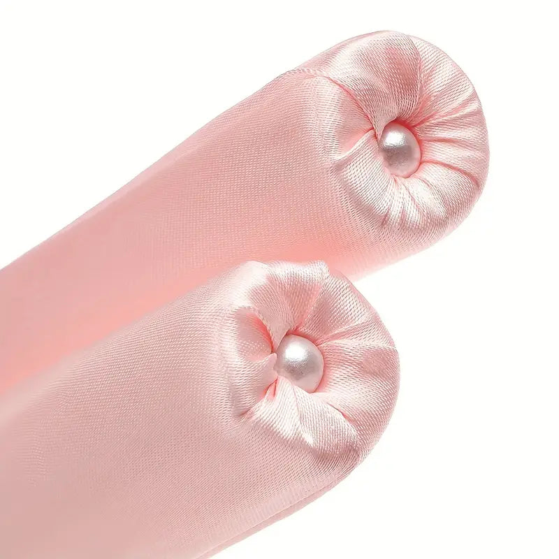 Kit Boucles Sans Chaleur en Satin – Bande Flexible avec Chouchous et Pince pour Coiffure Douce et Naturelle