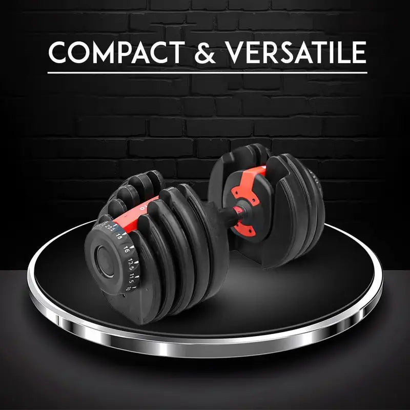 Haltère réglable multifonction – Poids de musculation ajustable de 2 à 24 kg pour entraînement fitness