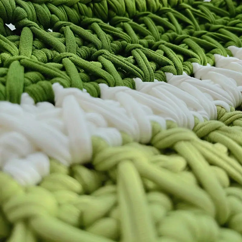 Fil Trapilho en Pelote XXL – Laine Épaisse en Coton Recyclé pour Tricot et Crochet DIY