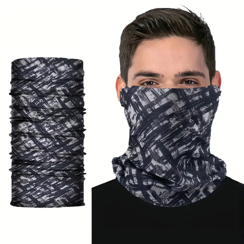 Écharpe tube multifonction homme – Cache-cou léger et respirant pour sport, moto et plein air