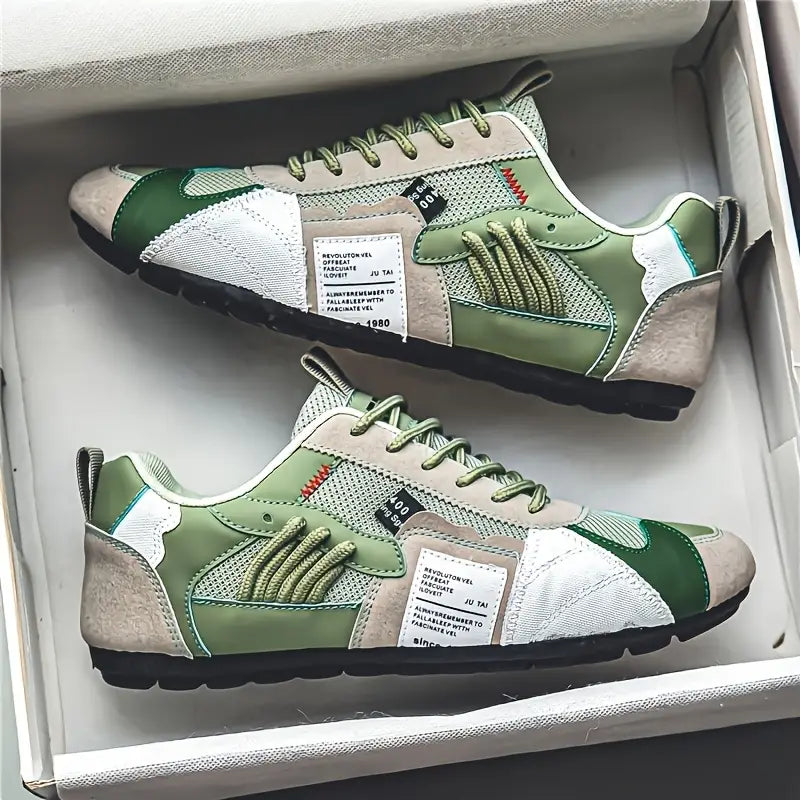 Chaussures de sport homme multicolores – Sneakers tendance respirantes et confortables pour plein air