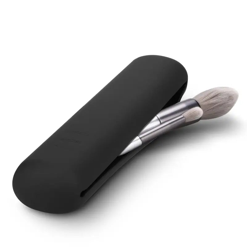 Étui Silicone Souple pour Pinceaux de Maquillage – Pochette de Rangement Résistante et Compacte