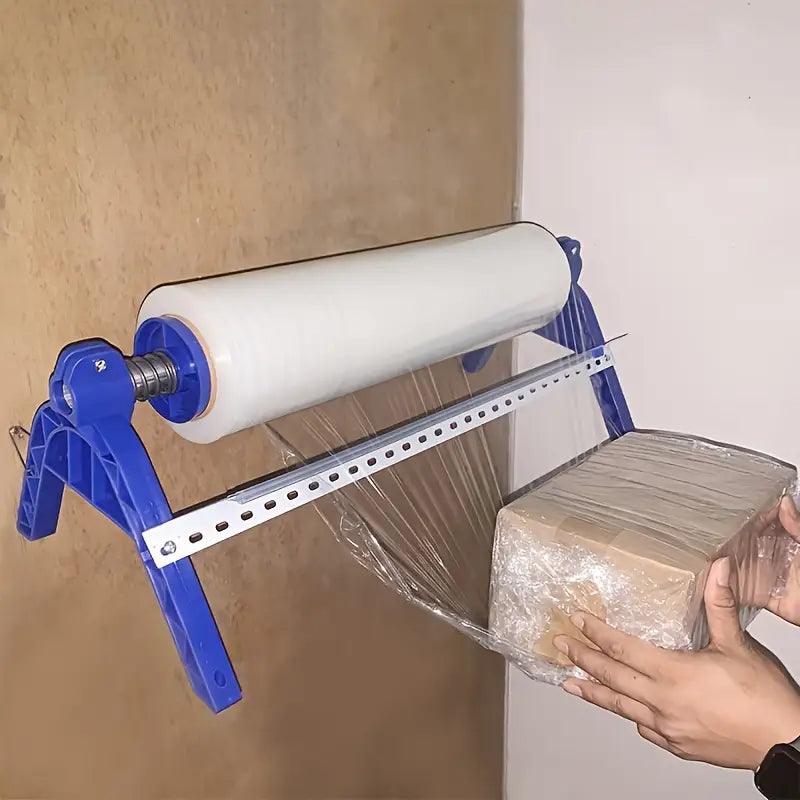 Distributeur de Film Étirable avec Support – Emballage Transparent pour Protection et Expédition de Colis