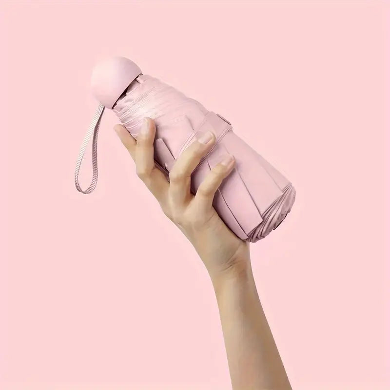 Parapluie compact pliable avec étui rigide  Design élégant et protection maximale