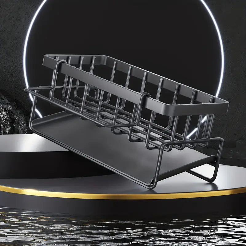 Organisateur de Cuisine pour Évier – Panier de Rangement Multifonction pour Éponges, Liquide Vaisselle et Torchons