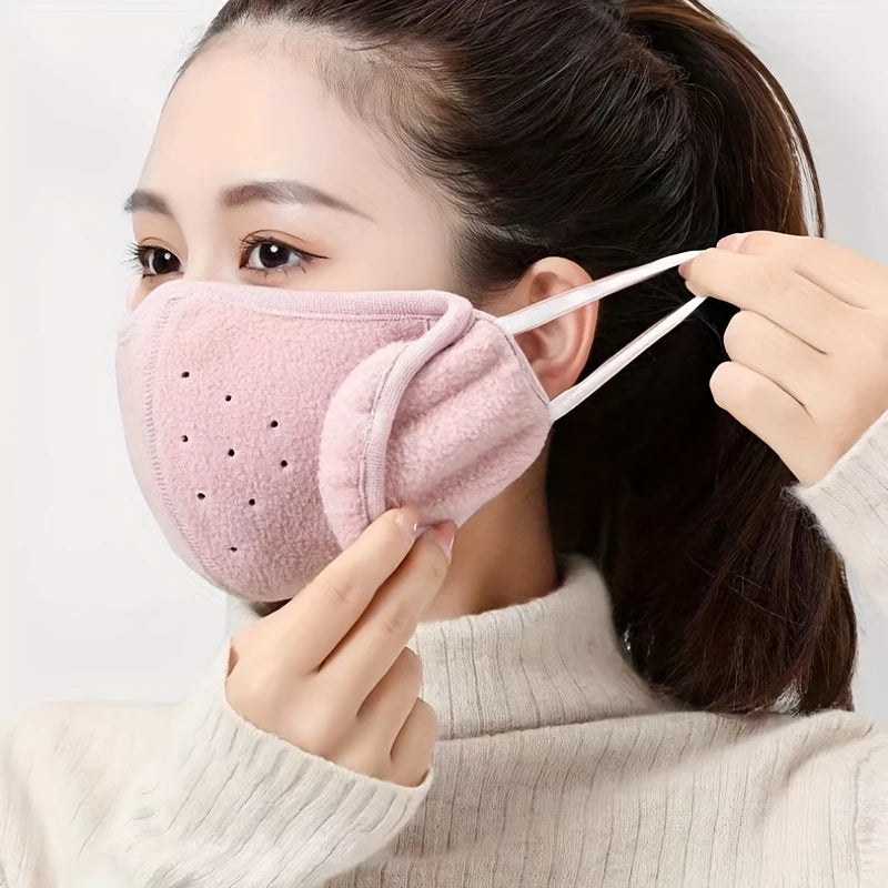 Masque Hiver avec Cache-Oreilles Intégrés – Protection Chaude et Confortable Contre le Froid pour Homme