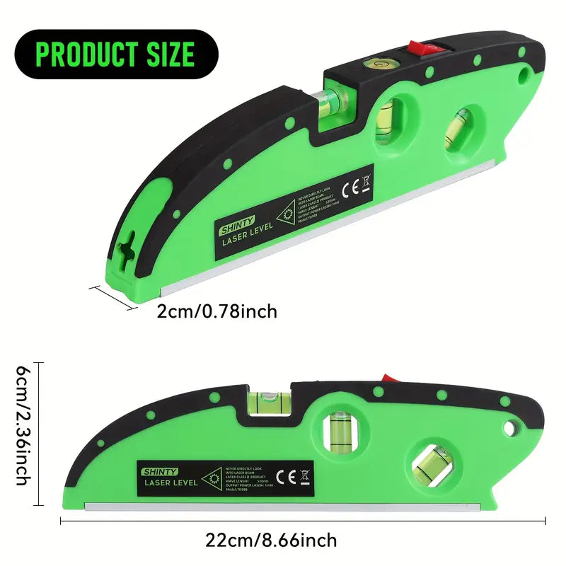 Niveau Laser Vert avec Trépied – Outil de Mesure Électrique de Précision pour Bricolage et Travaux