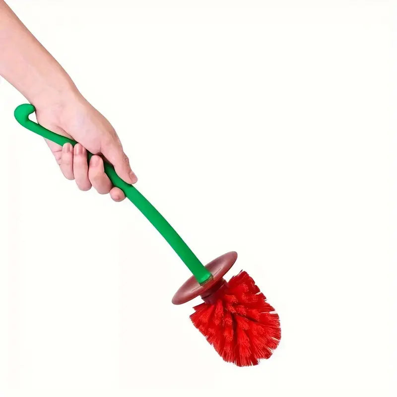 Brosse WC avec Support Rond – Brosse de Toilette Colorée et Résistante pour un Nettoyage Efficace