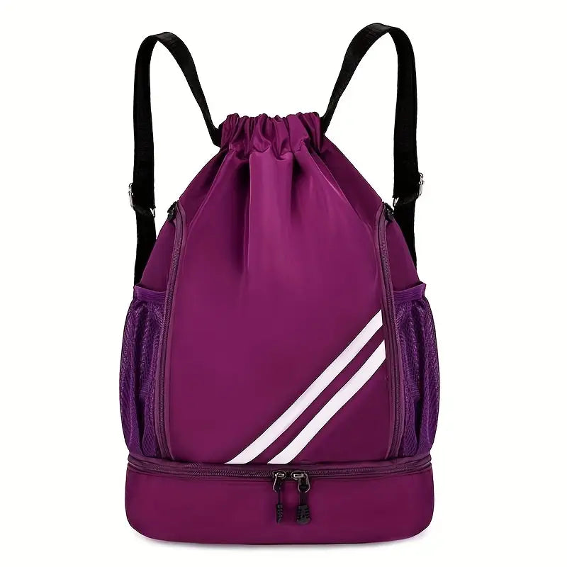 Sac à dos femme sport noir – Design tendance, grande capacité et compartiment séparé