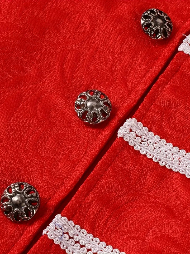 Manteau fantaisie homme gothique – Veste longue brocart style victorien et steampunk