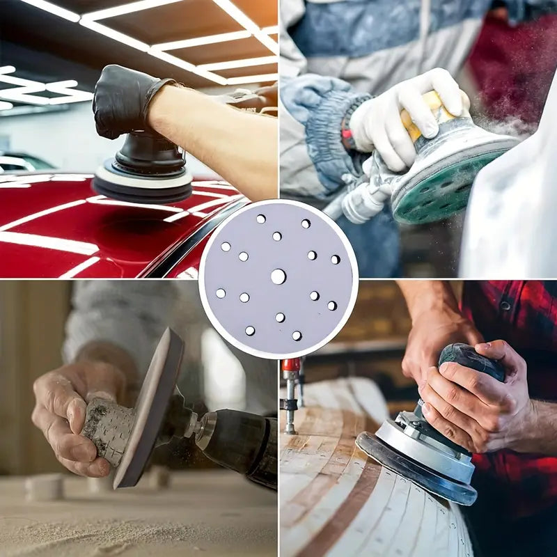 Disque Abrasif Rond à 8 Trous pour Ponceuse – Feuille de Ponçage Haute Performance pour Bois, Métal et Peinture