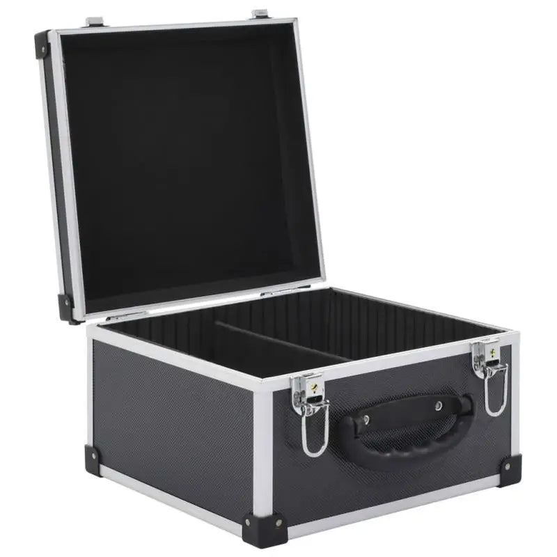 Mallette de Rangement en Aluminium avec Serrure – Boîte de Stockage Sécurisée pour Disques Durs, Clés USB et Accessoires