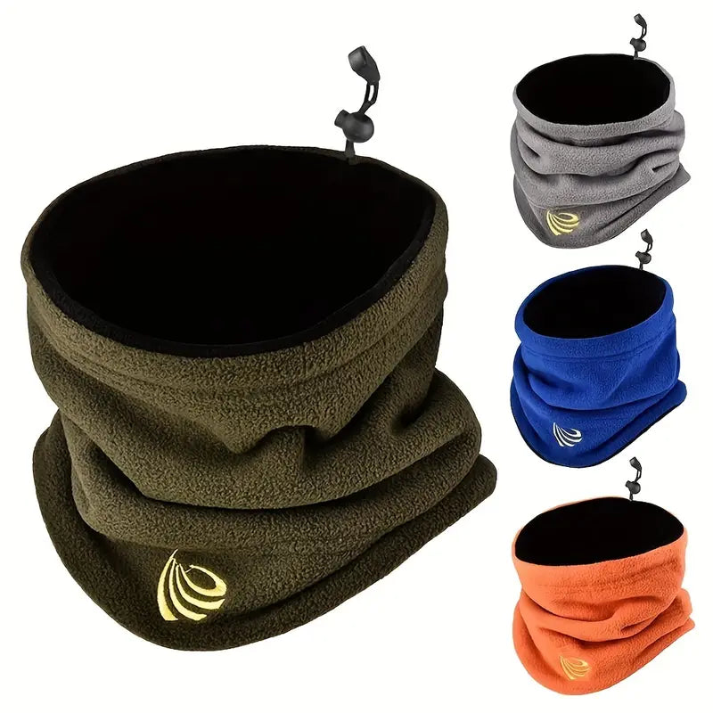 Cache-cou polaire chaud – Couvre visage hiver unisexe pour sport, moto et plein air